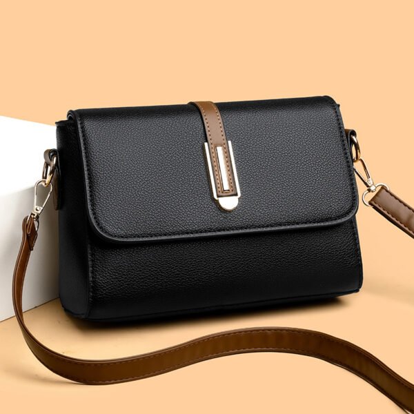 Small Square Leather Cross Body Women's Bag - Image 2